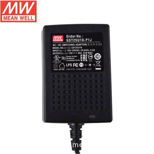 GST25U明纬U05/U07/U09/U12/U15/U18/U24/U48电源P1J供应器5V7V9V