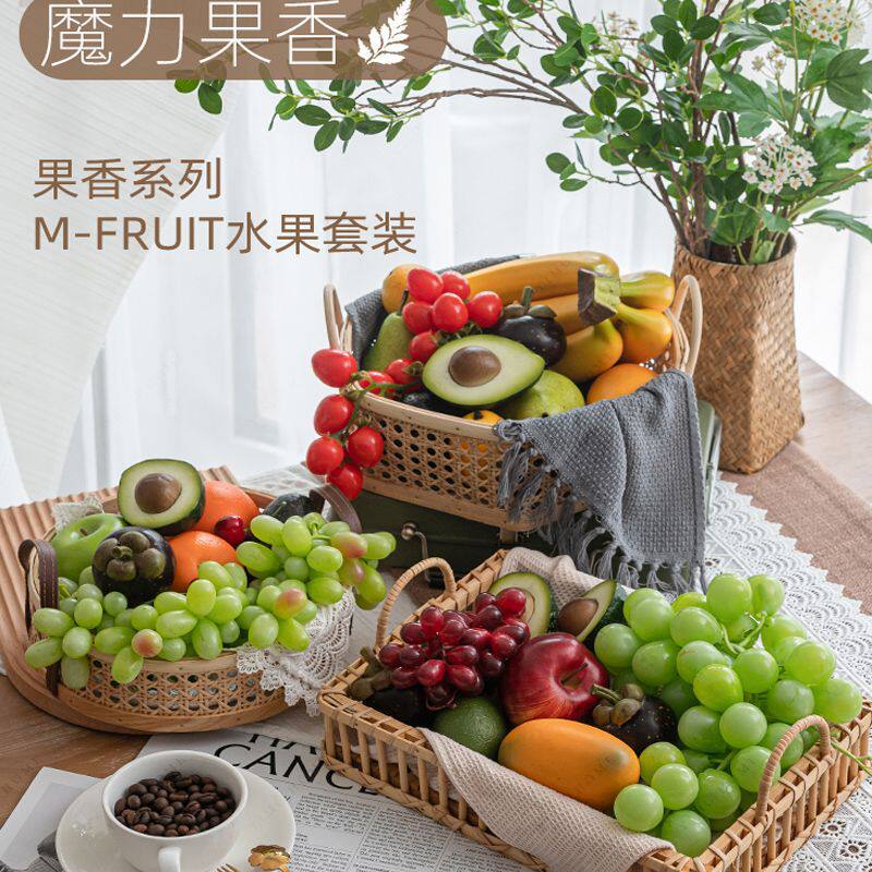 网红仿真水果模型果蔬套装饰品厨房家居桌面摆件美食露营拍照道具