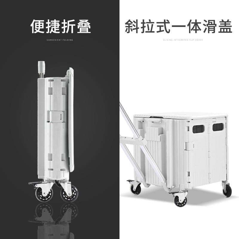 折叠购物车超市拉杆车户外小推车快递家用拖车便携买菜小拉