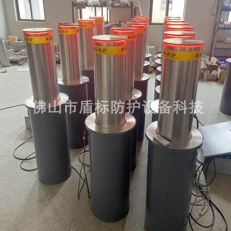 电动遥控伸缩桩学校景区公园大门口防撞地桩挡车路障生产