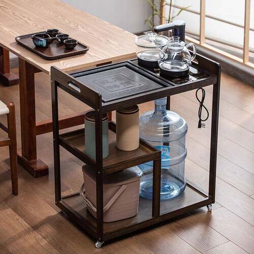 移动茶车小茶台简约泡茶桌家用茶具套装一体中式客厅小型茶几一件