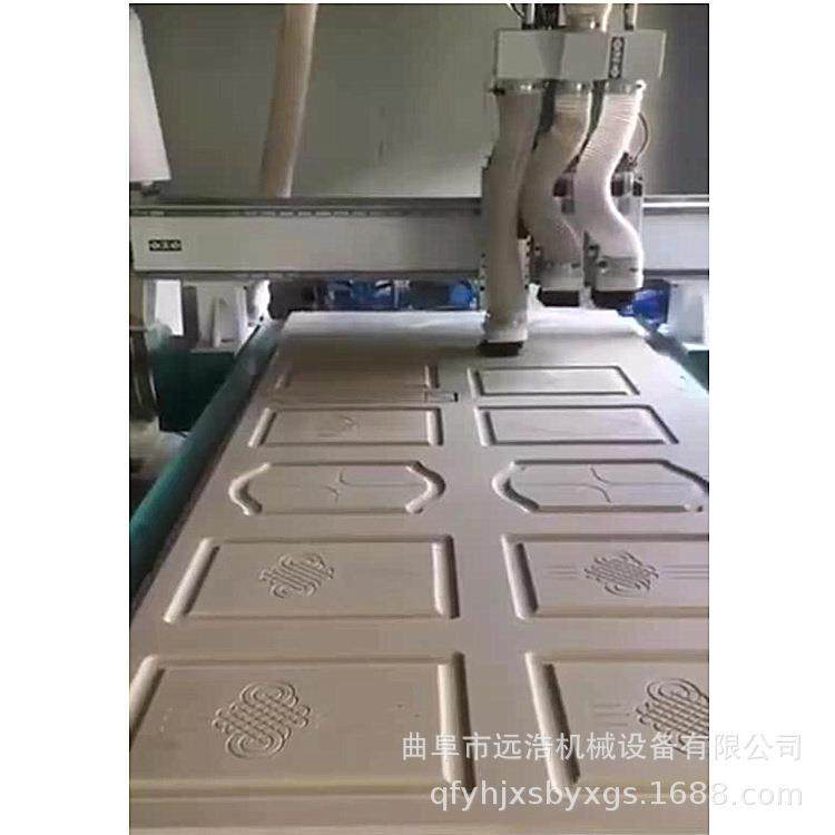 数控五轴雕刻机整体衣柜水晶板镂空雕刻机相框工艺品雕刻机