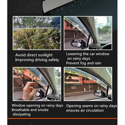 适用吉利博瑞/博瑞GE/GC9晴雨挡车窗雨眉遮阳板改装WindowVisor