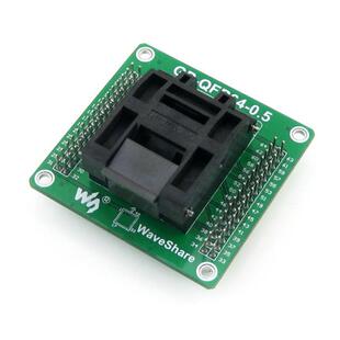 QFP64TQFP64IC51-0644-807通用测试座带排针微雪GP-QFP64-0.5