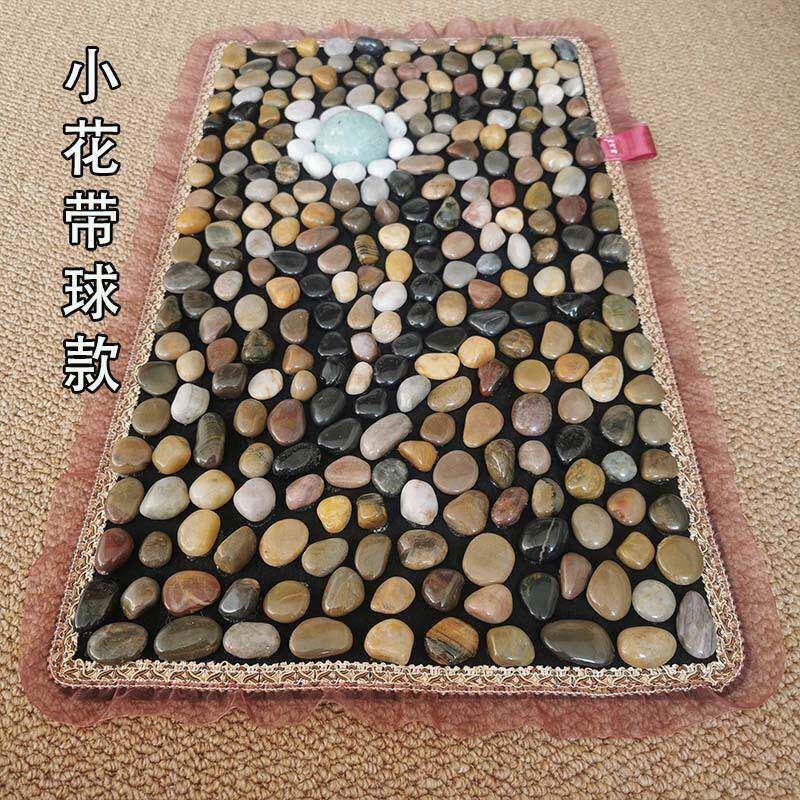 毯石头垫卵石鹅卵石鹅卵足底石子路天然雨花垫子地足脚压板花石真