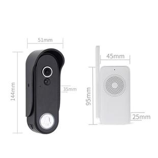 现货可视对讲门铃915MHZ私密协议128G存储可视门铃