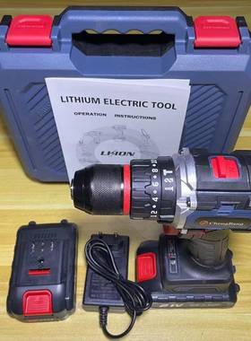 外贸锂电21V冲击无刷手电钻231030D