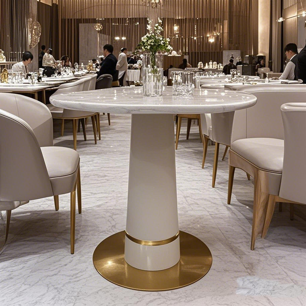 天然大理石桌面餐桌轻奢现代饭桌客厅餐厅家用防刮耐高温厂家直销