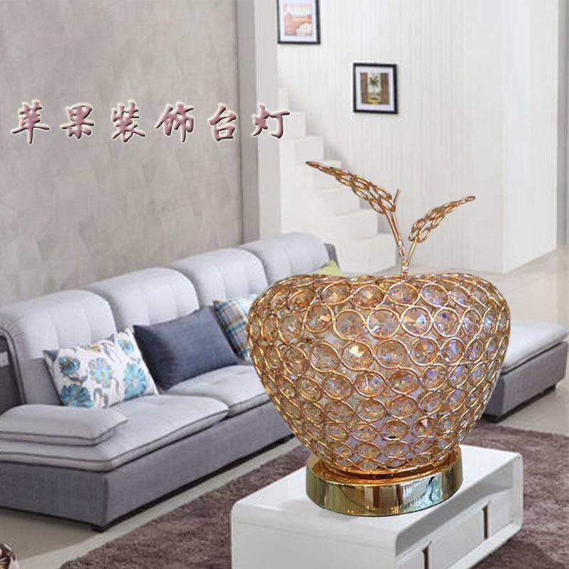 创意婚庆led水晶时尚装饰水晶台灯设计师样品房客厅卧室灯具
