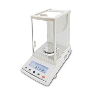 大屏万分之一电子天平0.0001g/0.1mg铸铝外壳实验室多功能万分位