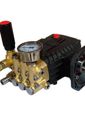 HX1812高压泵头总成商用洗车机工业清洗机200Bar/28轴/110法兰