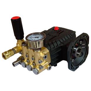 HX1812高压泵头总成商用洗车机工业清洗机200Bar/28轴/110法兰