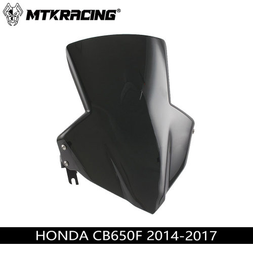 适用HONDACB650F2014-2017改装专用前挡风玻璃导流罩挡风镜配件