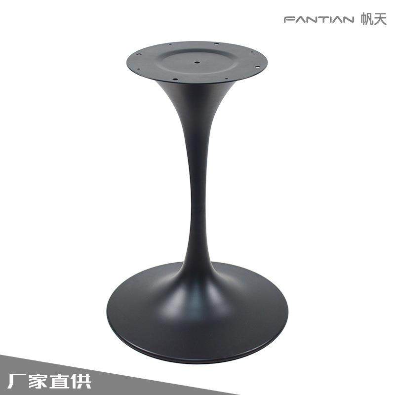 黑色烤漆喇叭台脚铁艺圆形餐桌腿桌子底座小蛮腰郁金香桌脚,机械设备,其他机械设备,淘宝优惠券,粉丝福利购,淘宝优惠卷