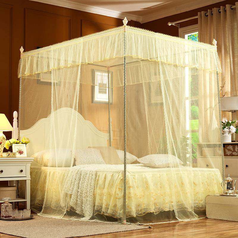 雨濛濛高端宫廷蚊帐家用卧室床纱缦帘三开门落地式纱帐,纺织面料/辅料/配套,纺织机械配件,淘宝优惠券,粉丝福利购,淘宝优惠卷