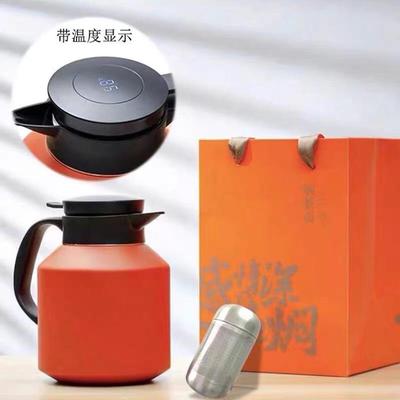 1800ML老白茶陈皮焖茶壶温显带茶仓316不锈钢保温内胆焖壶便携