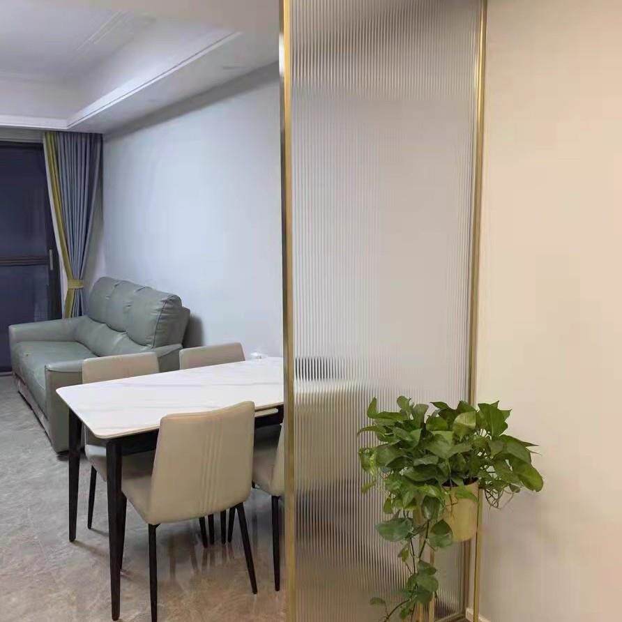 门一两用T型淋浴房极窄平开移门浴室干湿分离玻璃隔断一字形沐浴