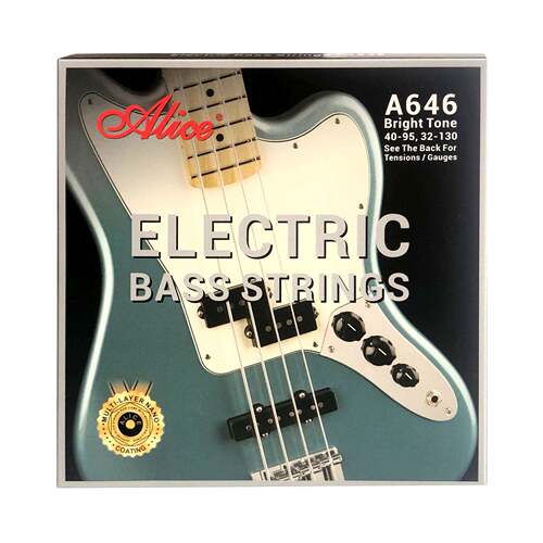 Alice爱丽丝A646电贝司琴弦45-105四弦Bass贝斯弦一套4根装