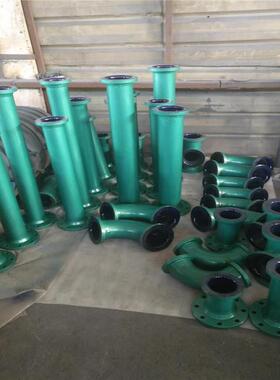 DN100耐强酸耐高温耐负压搪瓷管道专业生产