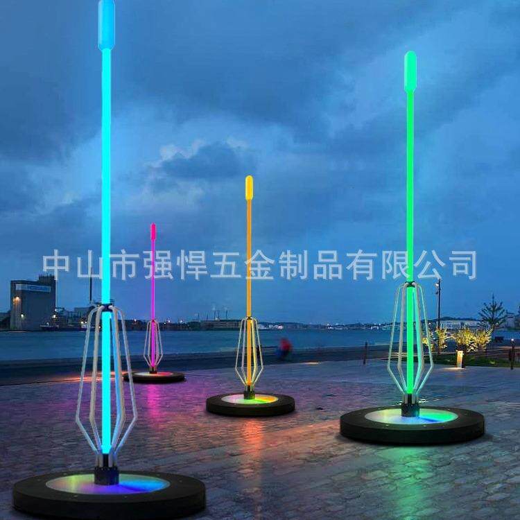 户外商场踩踩乐互动景观灯景区广场公园健身炫彩色感应装置灯