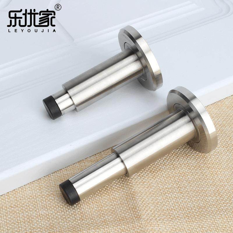 304不锈钢门顶防撞静音门吸橡胶弹簧伸缩门阻器门顶门挡