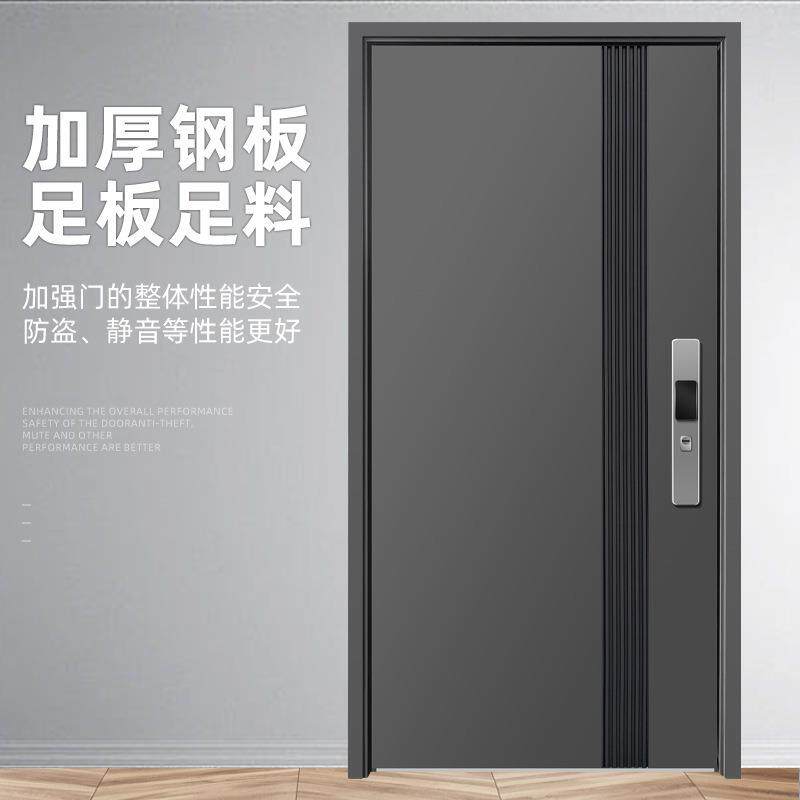 入户甲级防盗门精雕铸铝门锌合金子母门非标别墅入户门农村进户门