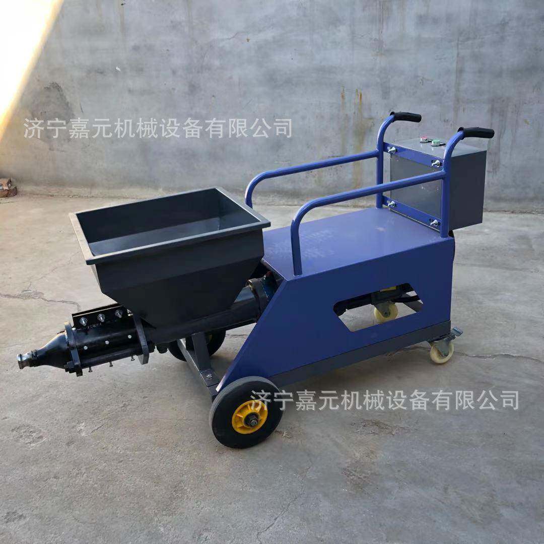 小型电动门缝灌浆机门框门窗堵漏灌浆机卧式路面水泥砂浆灌缝机