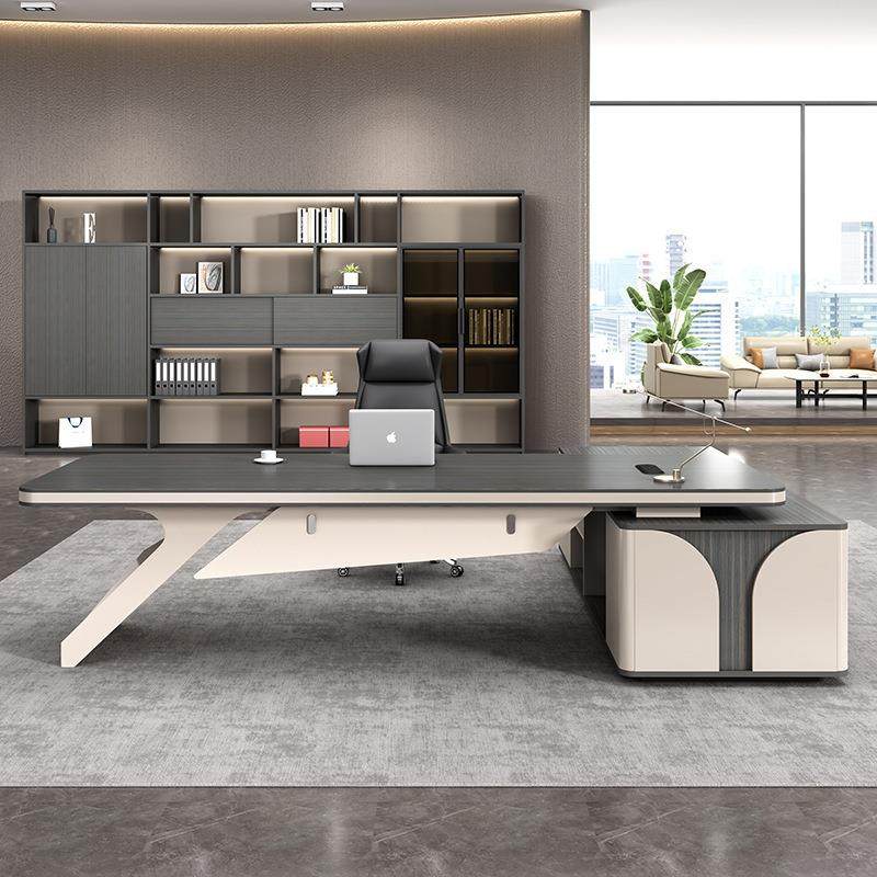 老板桌办公桌轻奢简约现代董事长总裁桌经理大班台办公室桌椅组合,工业油品/胶粘/化学/实验室用品,其他实验室设备,淘宝优惠券,粉丝福利购,淘宝优惠卷