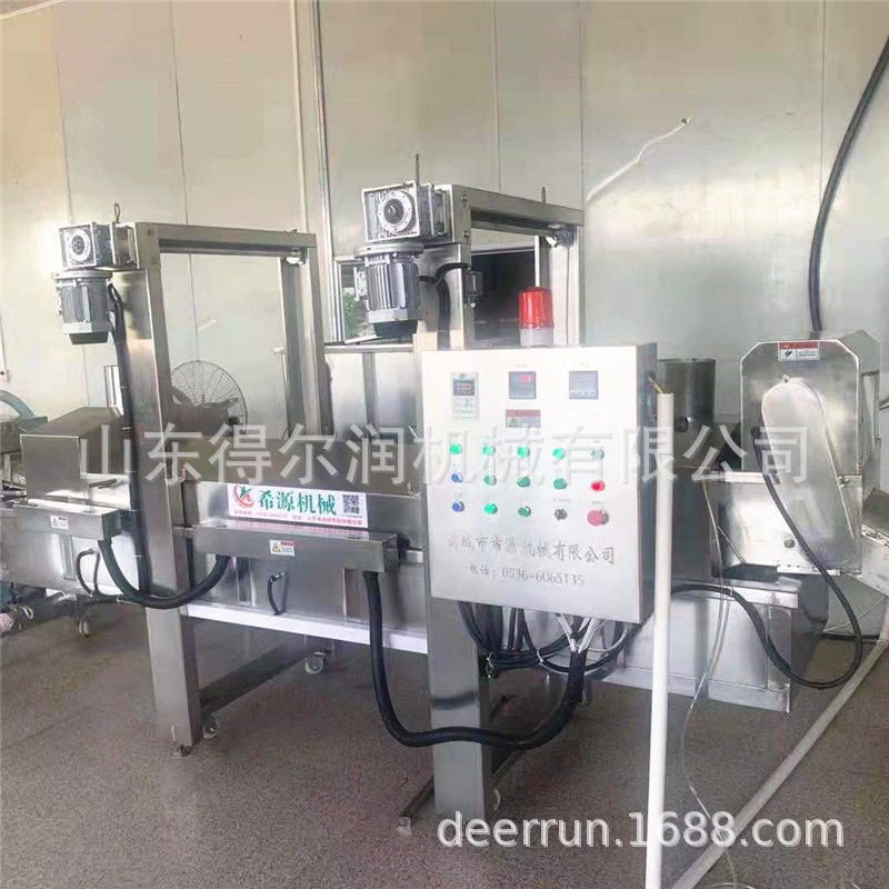 连城地瓜条上浆油炸机 自动淋浆机 上浆上粉机设备  专业生产厂家