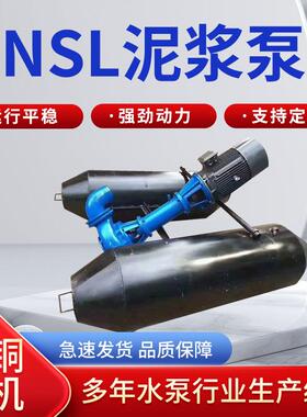 6寸抽沙泵NSL立式液下抽浮筒液下排沙清淤移动式耐磨泵耐磨泵