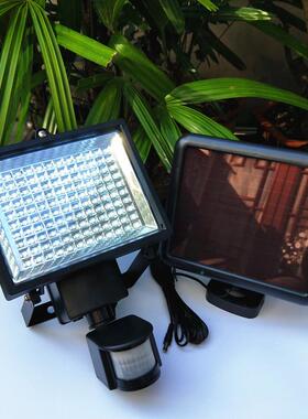 太阳能路灯户外太阳能人体感应120led灯庭院太阳能墙壁照明壁灯