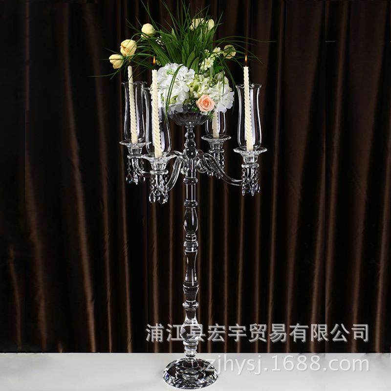 欧式五头水晶烛台家居婚礼婚庆道具装饰品水晶蜡烛台工艺品,农用物资,其他肥料,淘宝优惠券,粉丝福利购,淘宝优惠卷