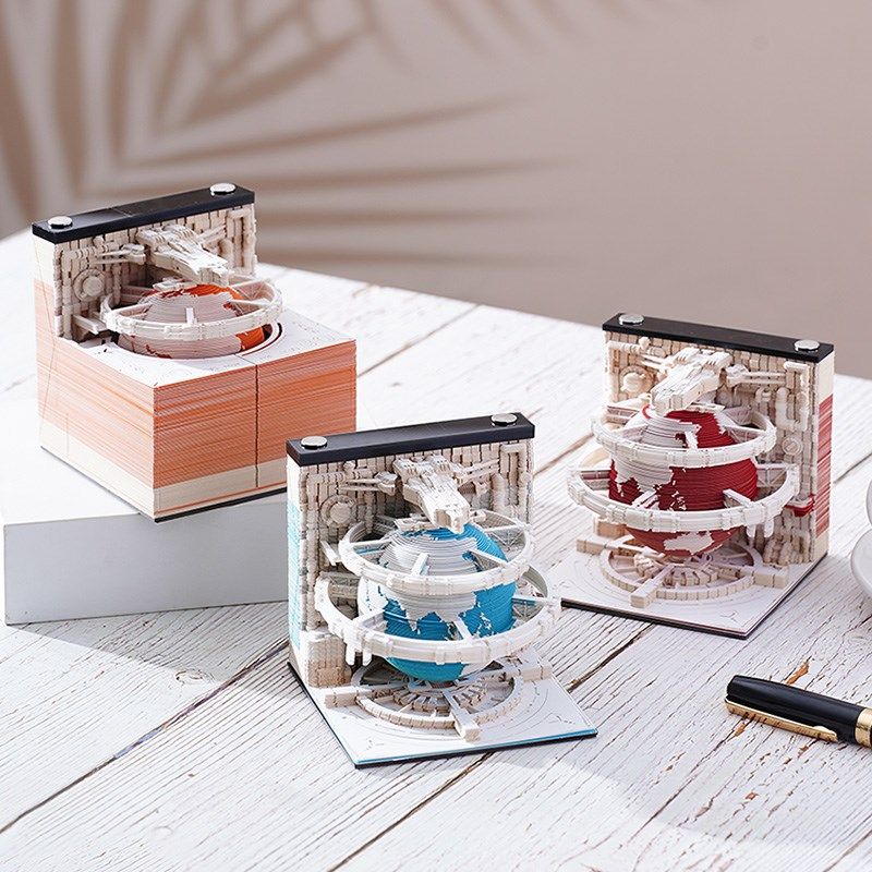 2024龙年3D立体纸雕日历拯救地球科幻系列便签纸手撕创意台历礼物,文具电教/文化用品/商务用品,台历,淘宝优惠券,粉丝福利购,淘宝优惠卷