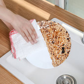 纯棉抹布洗碗布厨房专用不沾油易清洗吸水不掉毛洗碗巾棉纱擦手巾