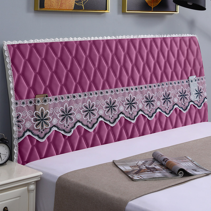 加厚全包床头罩新款通用床头套木板欧式软包床头靠背罩防尘保护套,居家布艺,床头罩,淘宝优惠券,粉丝福利购,淘宝优惠卷