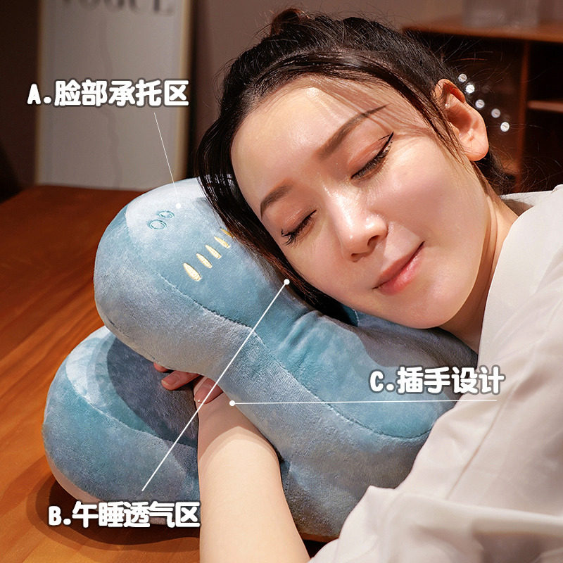 冰豆豆午睡枕学生趴枕儿童午休神器教室睡觉抱枕趴桌子枕头趴趴枕,居家布艺,午睡枕,淘宝优惠券,粉丝福利购,淘宝优惠卷