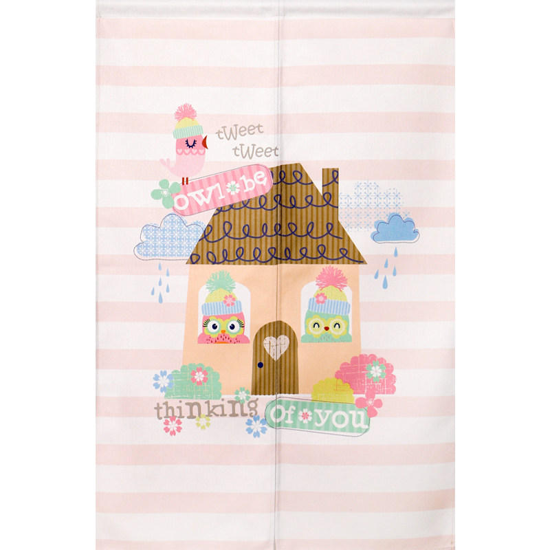 卡通儿童房布艺门帘家用隔断帘卧室布帘卫生间厕所半帘免打孔帘子,居家布艺,门帘,淘宝优惠券,粉丝福利购,淘宝优惠卷