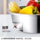 铁盆子不锈钢304特大号洗澡盆加厚洗衣盆洗菜盆家用和面盆洗碗盆