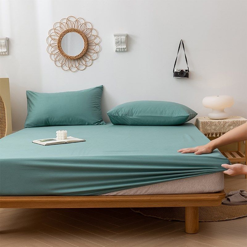 纯棉床笠单件全棉床罩席梦思棕垫防滑保护套榻榻米全包床单定做,床上用品,床笠,淘宝优惠券,粉丝福利购,淘宝优惠卷