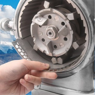 瀚博中药材水冷凝商用分级流水式粉碎机三七不锈钢超细研磨打粉机