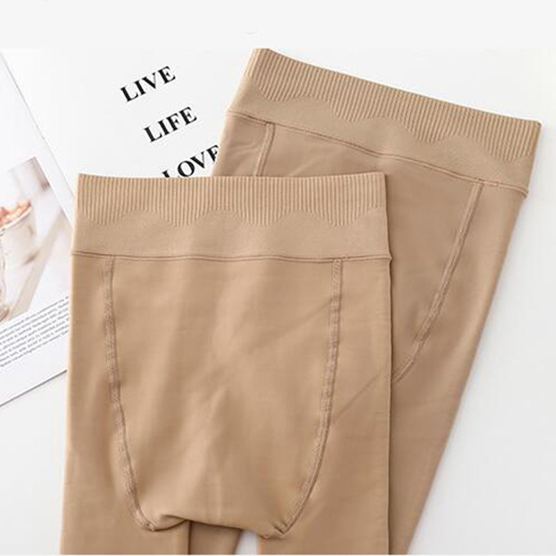 晨尔VC水光袜水膜袜9050加绒丝袜秋冬裸感光腿连裤袜防勾丝打底袜