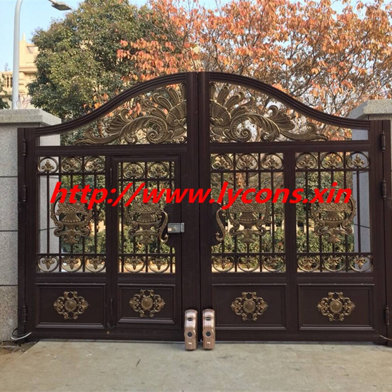 莱臣斯LYC-980MS对开门机莱臣门控走轮式平开门机智能别墅门电机