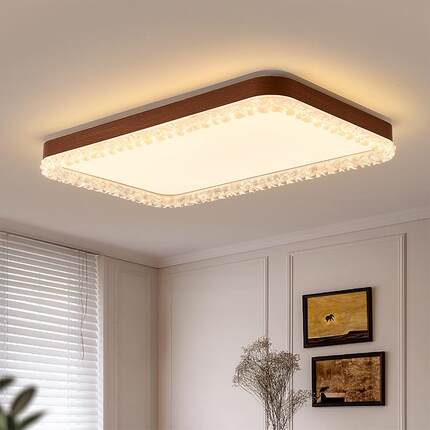 照迎一帘幽梦法式创意吸顶led灯圆形卧室主灯高级感女孩子房间灯