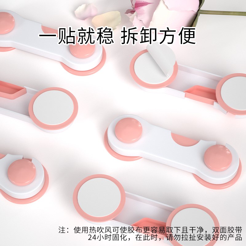 猫别墅玻璃门锁笼子实木屋柜狗窝房舍加装固定卡扣防宠物越狱配件