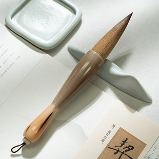 张小凤 月泫清斗笔抓笔兼毫写对联专用提斗成人专业级国画书法大