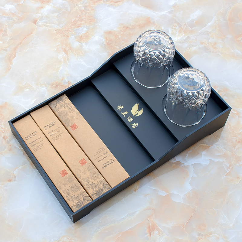 亚克力酒店宾馆一次性洗漱用品托盘卫生间牙具盒收纳盘茶杯盘定制