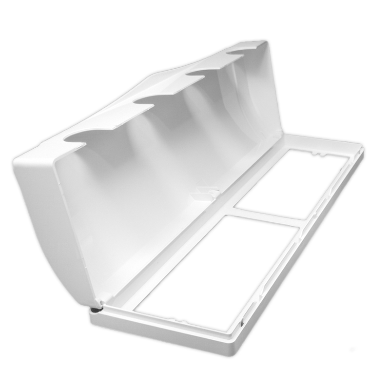 浴室防溅盒86型四位开关插座连体挡水盒四个并联防水盒防水插座罩