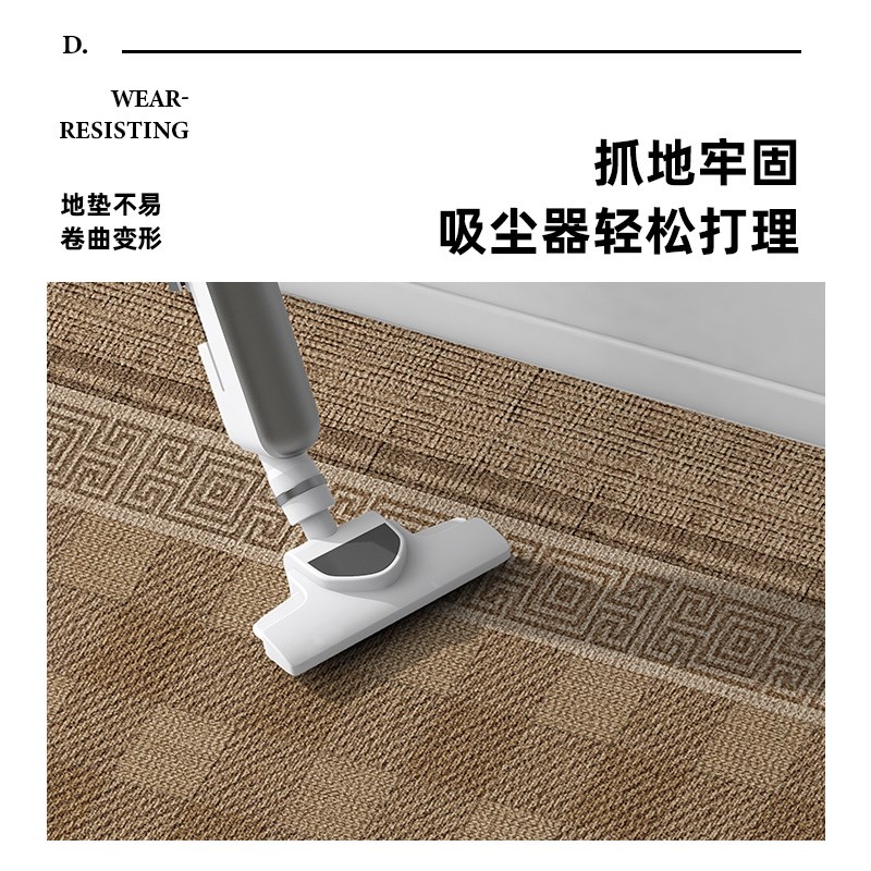 厨房地垫简约防水防油防滑脚垫厨房专用可擦免清洗长条垫子轻奢风