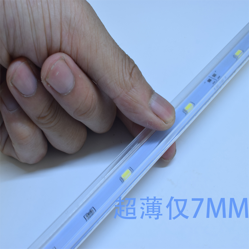 12vled点菜柜灯管防水灯带 12伏冷藏冰柜冰箱保鲜柜展示照明灯