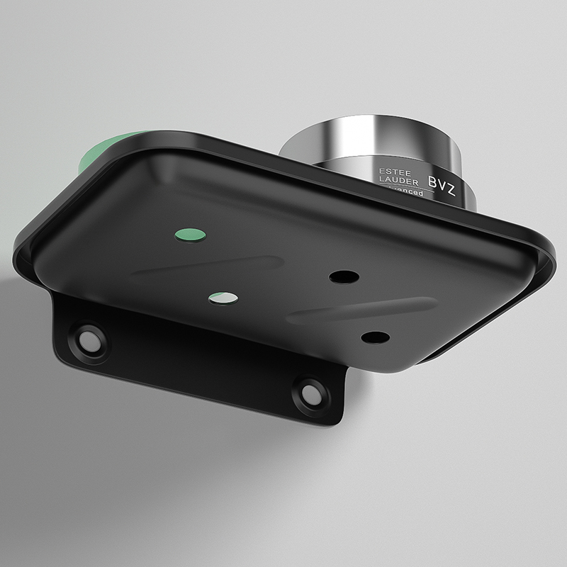 恒晨太空铝香皂盒免打孔肥皂盒洗手台沥水香皂置物架壁挂浴室皂碟